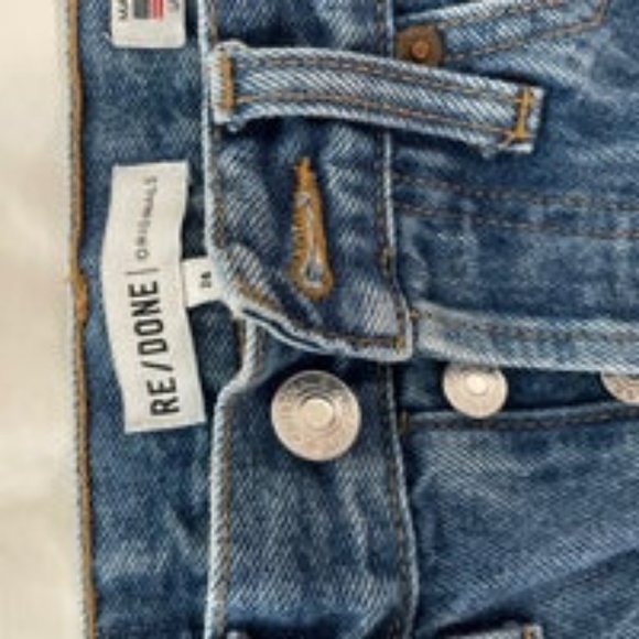 RE/DONE cropped jeans - Redone Jeans Size 24 - Picture 2 of 4